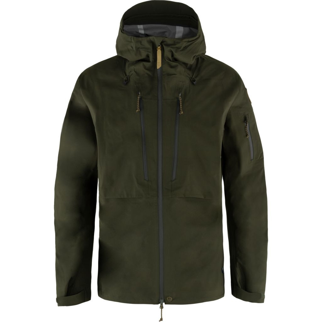 FJÄLLRÄVEN Keb Eco-Shell Jacket M, Deep Forest (vzorek) velikost: L