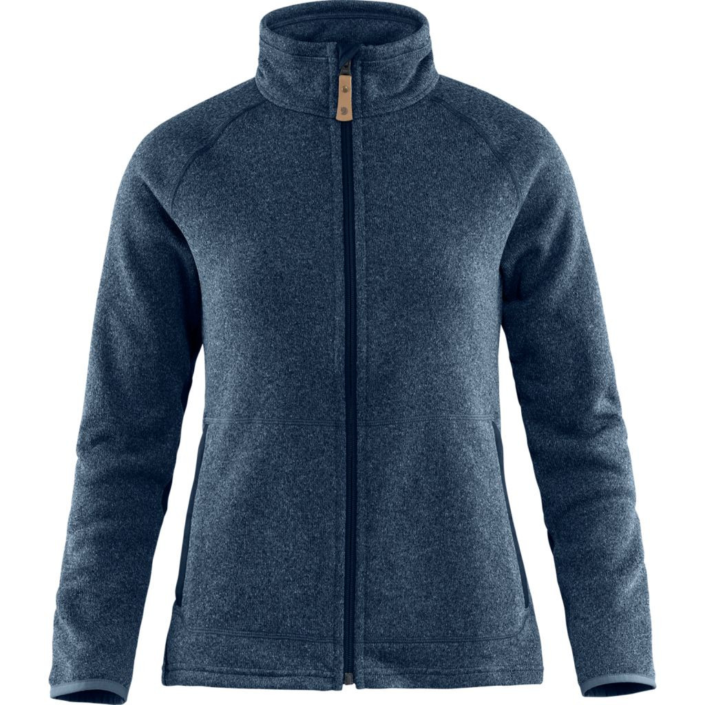 FJÄLLRÄVEN Övik Fleece Zip Sweater W, Navy (vzorek) velikost: S