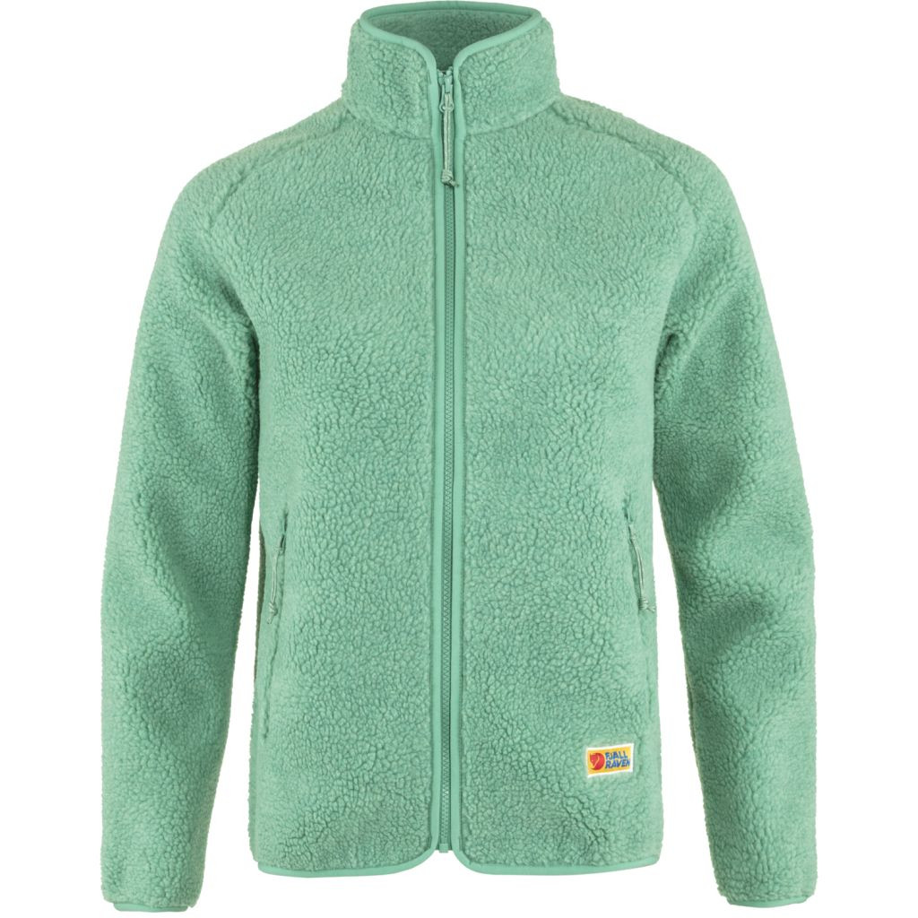 FJÄLLRÄVEN Vardag Pile Fleece W, Aloe Green (vzorek) velikost: S