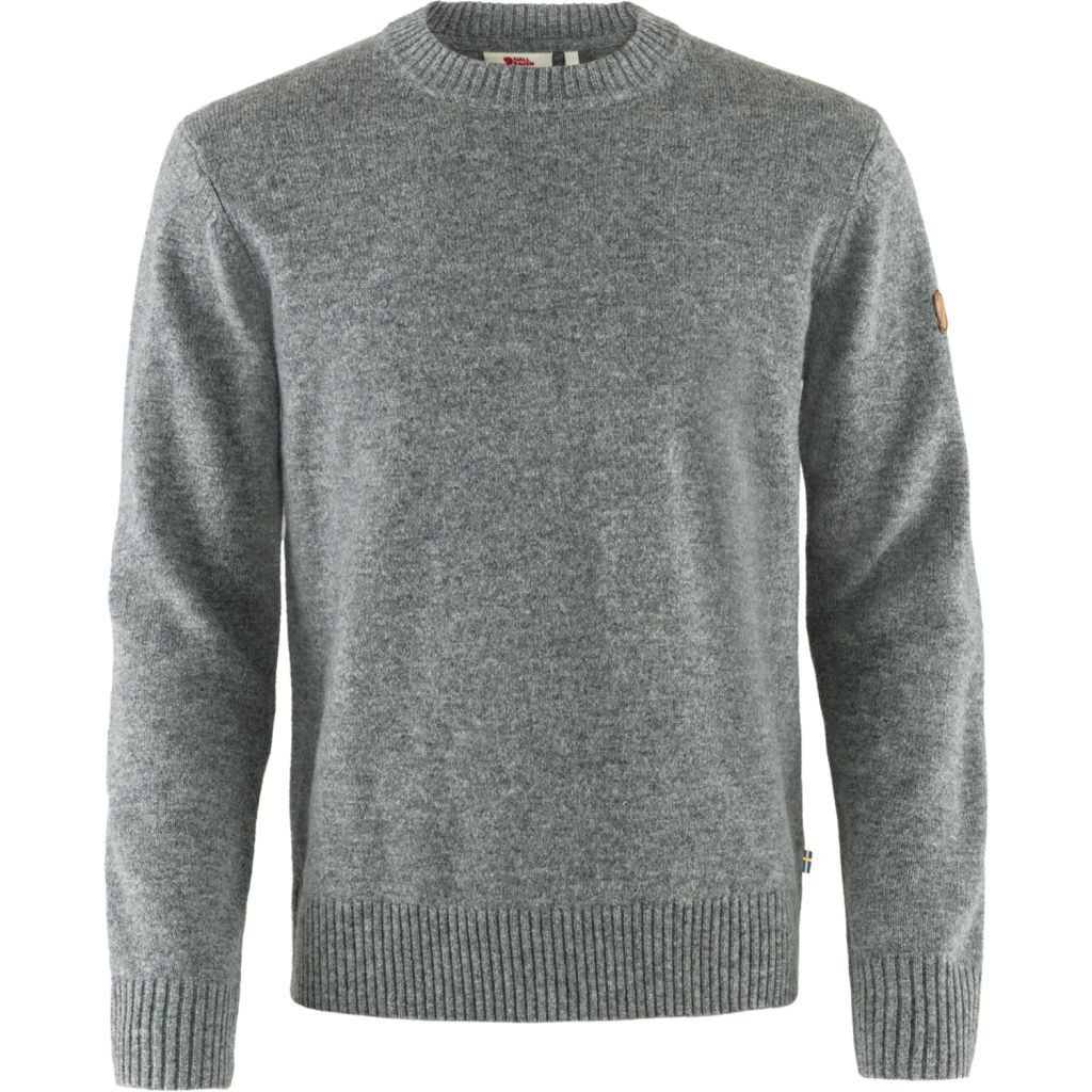 FJÄLLRÄVEN Övik Round-neck Sweater M, Grey (vzorek) velikost: L