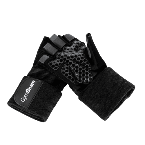 GYMBEAM Dámské fitness rukavice, Guard Black, vel. L,