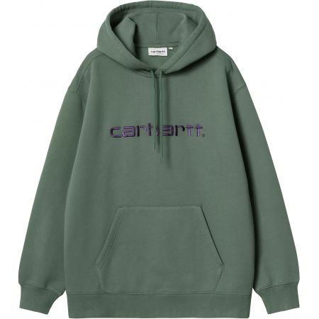 Mikina Carhartt Wip Hooded Sweatshirt Wm - Zelená - M