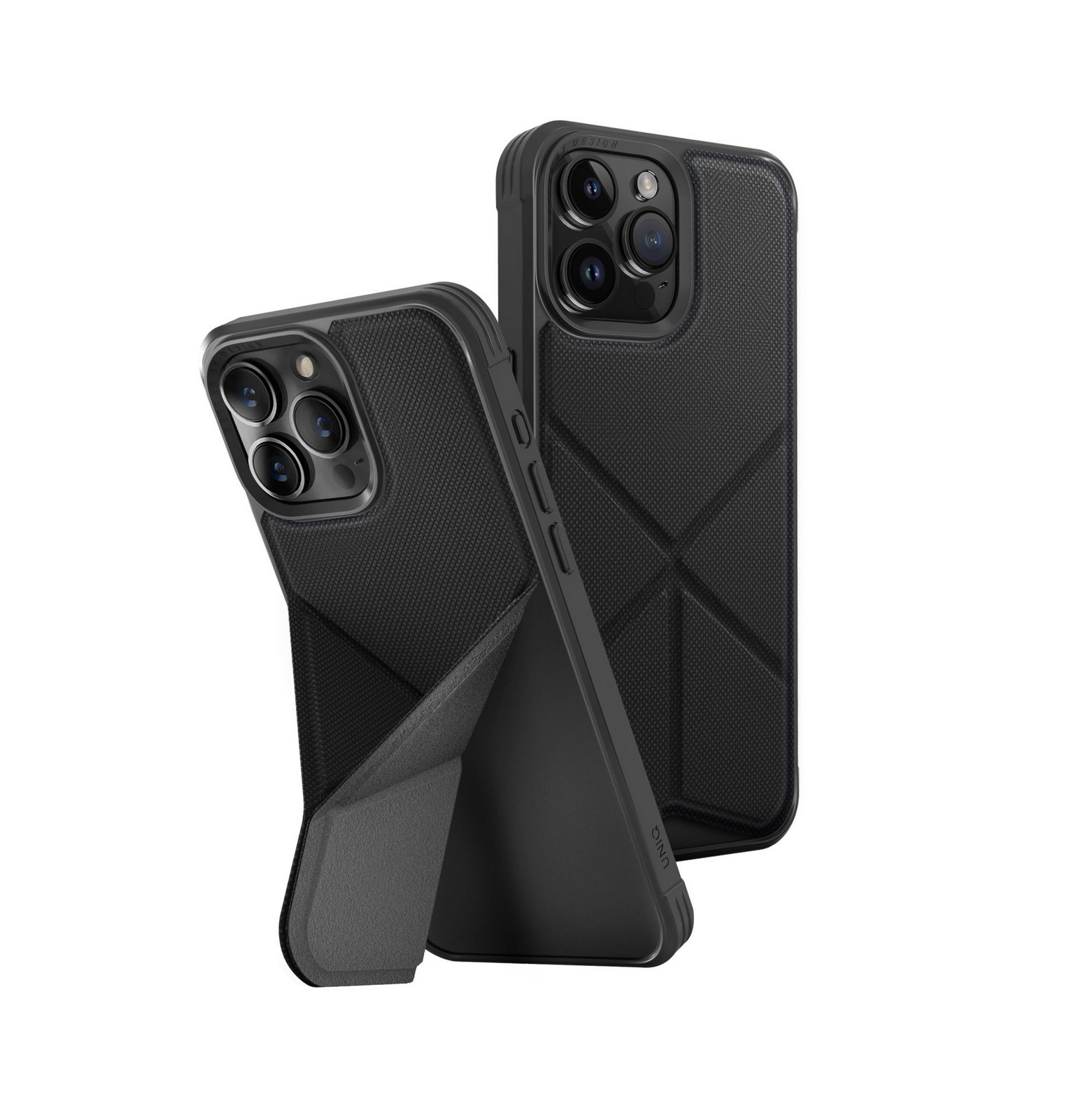 Uniq Transforma MagClick ochranný kryt na iPhone 15 Pro Max, Ebony (black)