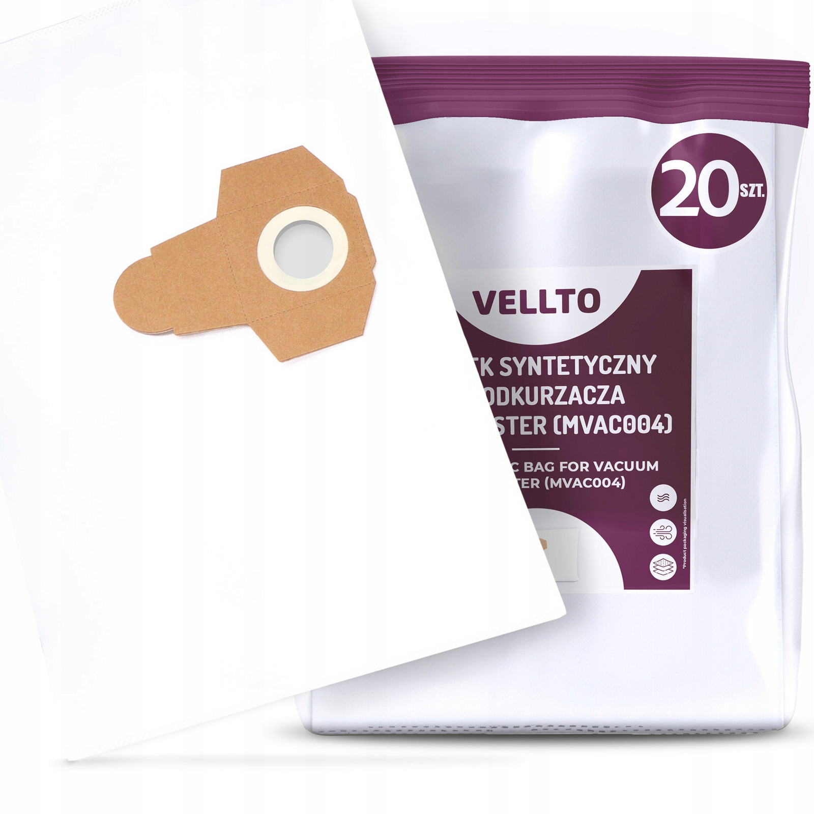 20x Sáček do Vysavače MacAllister MVAC004 Mewvp Parkside Pnts 1300 Pwd 30