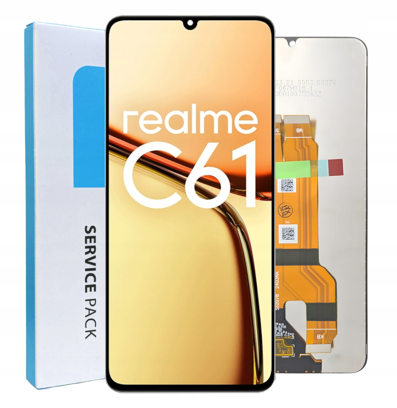 Originál LCD Displej Rychlý Dotyk Pro Telefon Realme C61 RMX3939