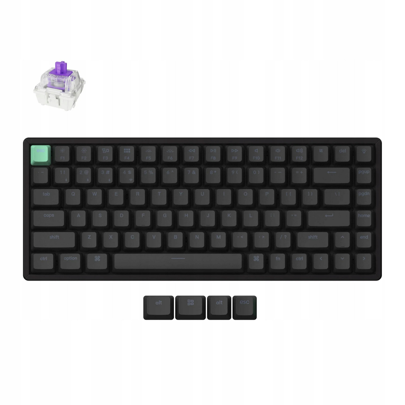 Keychron K2 He Qmk Bezdrátová magnetická klávesnice Custom K2H-J1