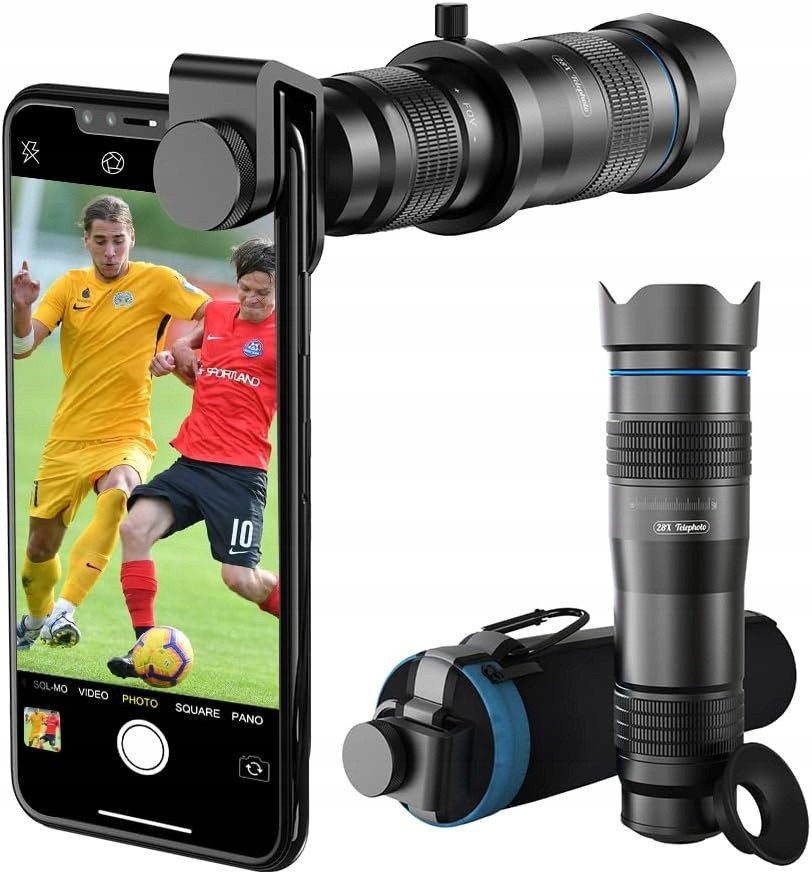 Objektiv fotoaparátu APL-JS28X Pro telefon 25X objektiv širokoúhlý 2v1