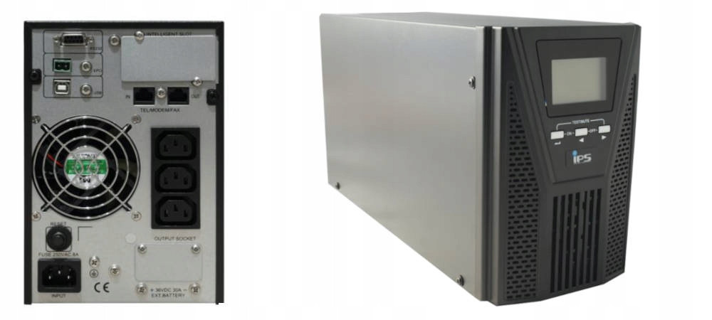 TS1-ON-1k0-MC-3x9: Skříň tower, sinus, Vfi, kovový case s LCD, 1000