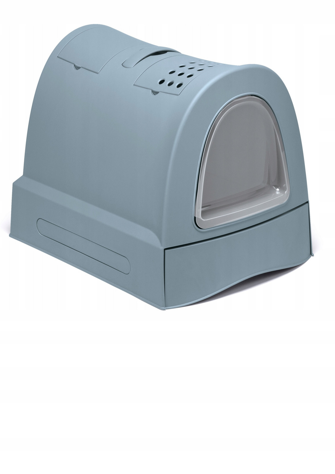 Toaleta pro kočky Kyveta Zuma Second Life Eco Modrá Italská Premium