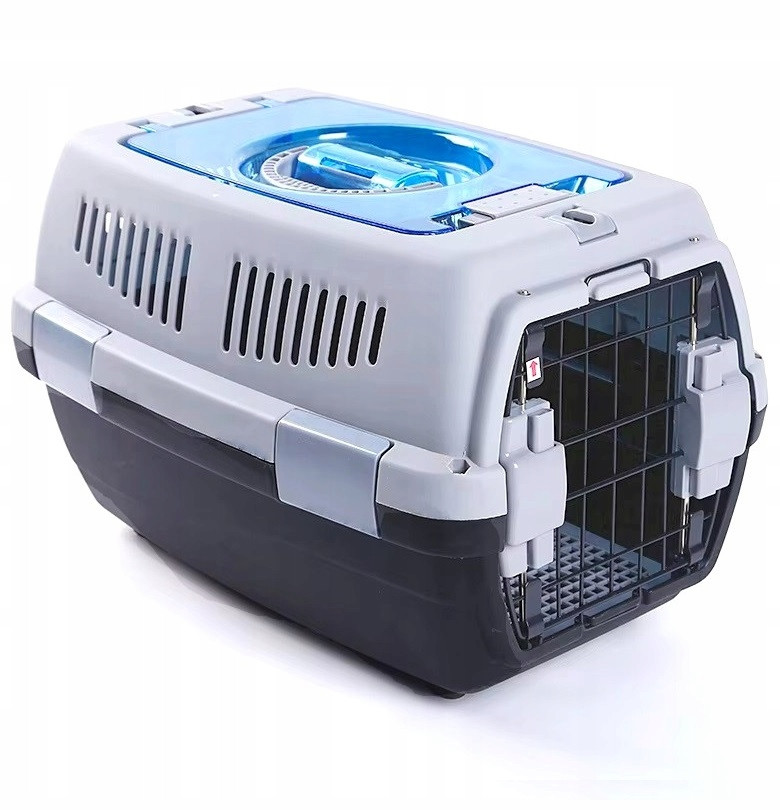 Přepravka letecká cestovní taška pro kočky psa zvířat 46x30x28 (F103)