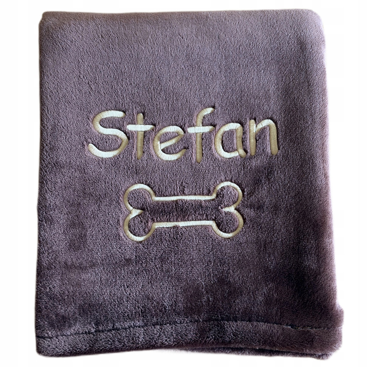 Deka Pro Psa se jménem tlapkou kostí Tlustý Teplý den mazlíčka dárek