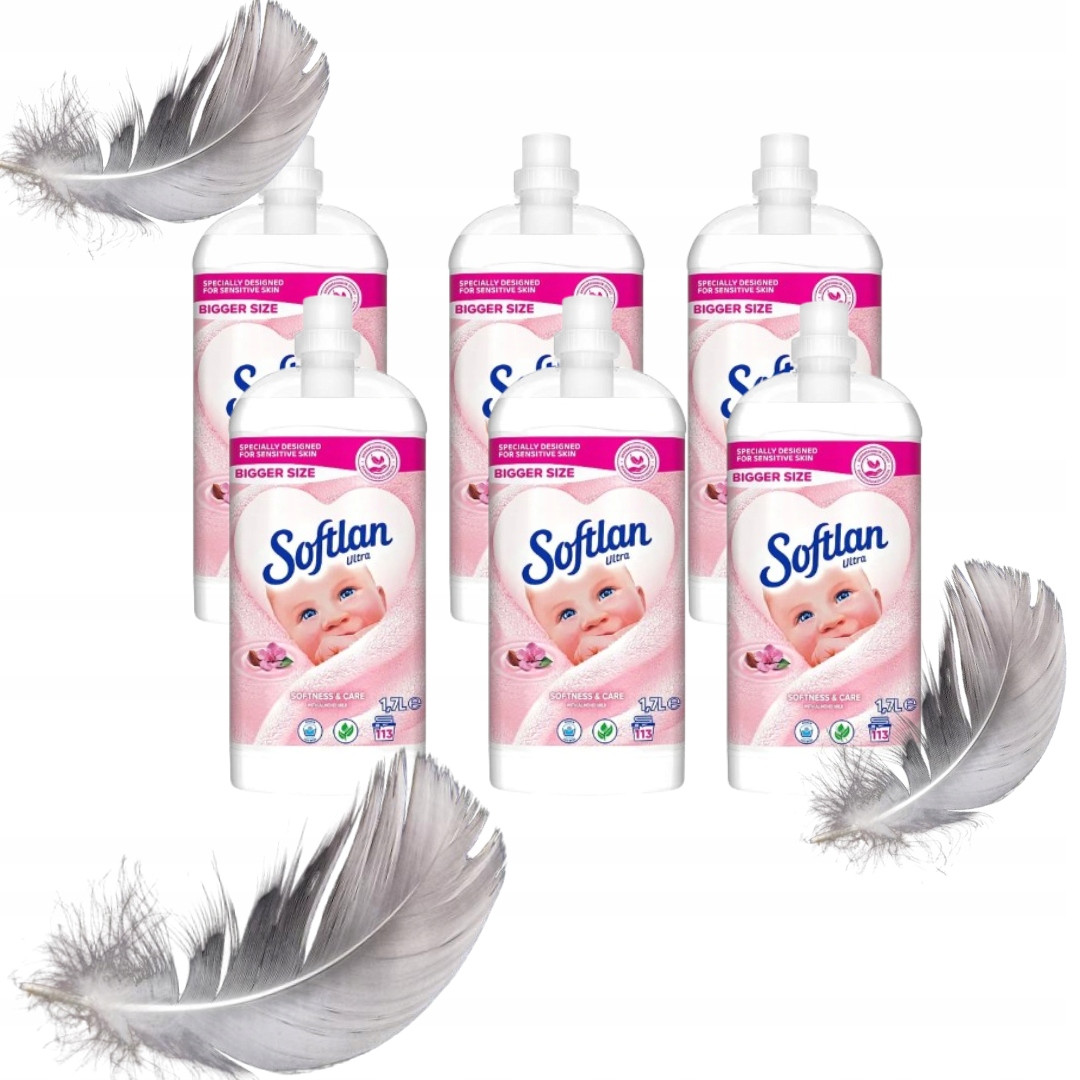 Softlan Softness Tekutá Aviváž S Mandlovým Mlékem 6x 113 Praní