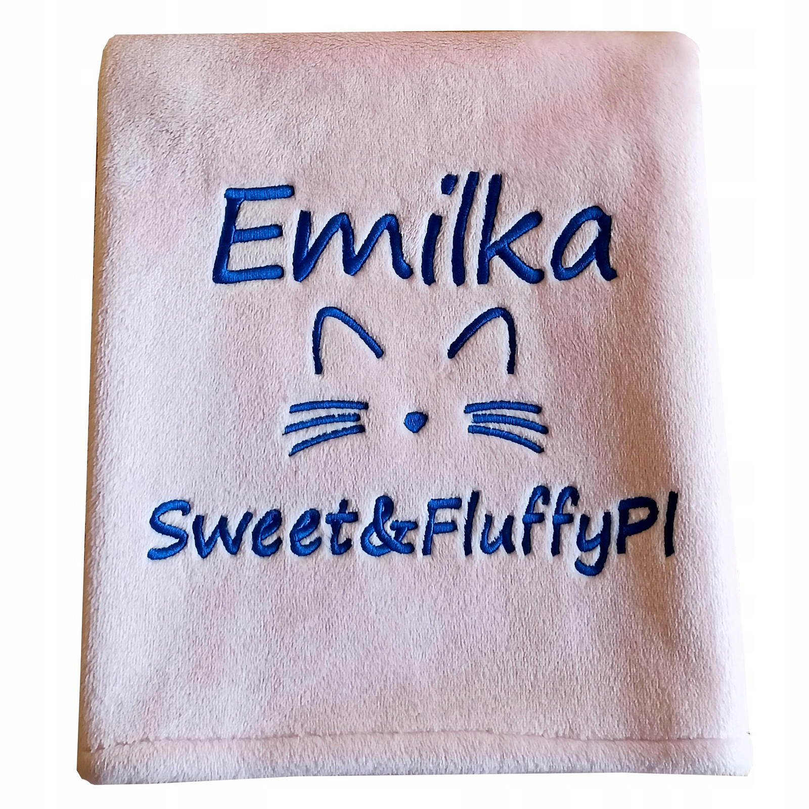 Deka Pro Kočky se jménem tlapkou Tlustá Teplá minky Velká 80x100 cm dárek