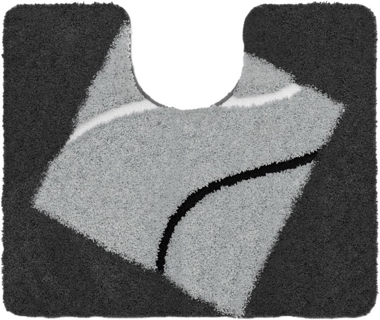 BATEX NIMA - Koupelnová předložka šedá Rozměr: 50x60 cm s výřezem pro WC