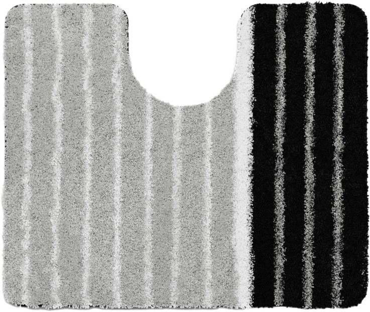 BATEX TANDEA - Koupelnová předložka šedá Rozměr: 50x60 cm s výřezem pro WC