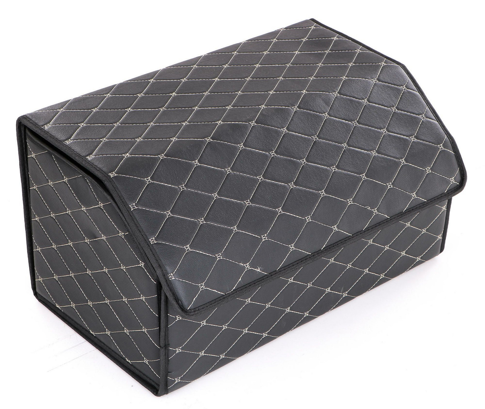 Organizér do kufru auta CAR COMPACT ELEGANT L, 2 přihrádky, skládací, s víkem SIXTOL