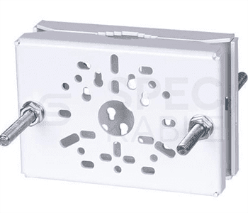 Univerzální držák CCTV na stožár nebo sloup 170x120mm, bílý