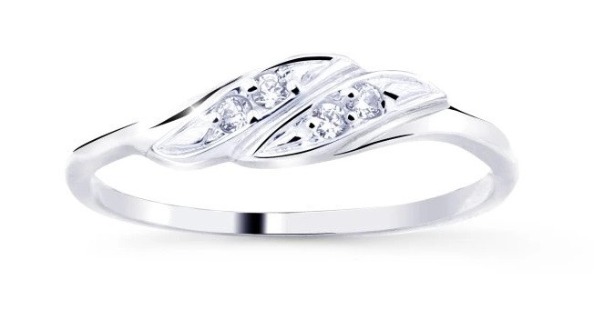 Cutie Diamonds Prsten z bílého zlata s diamanty DZ8021-10-X-2 55 mm