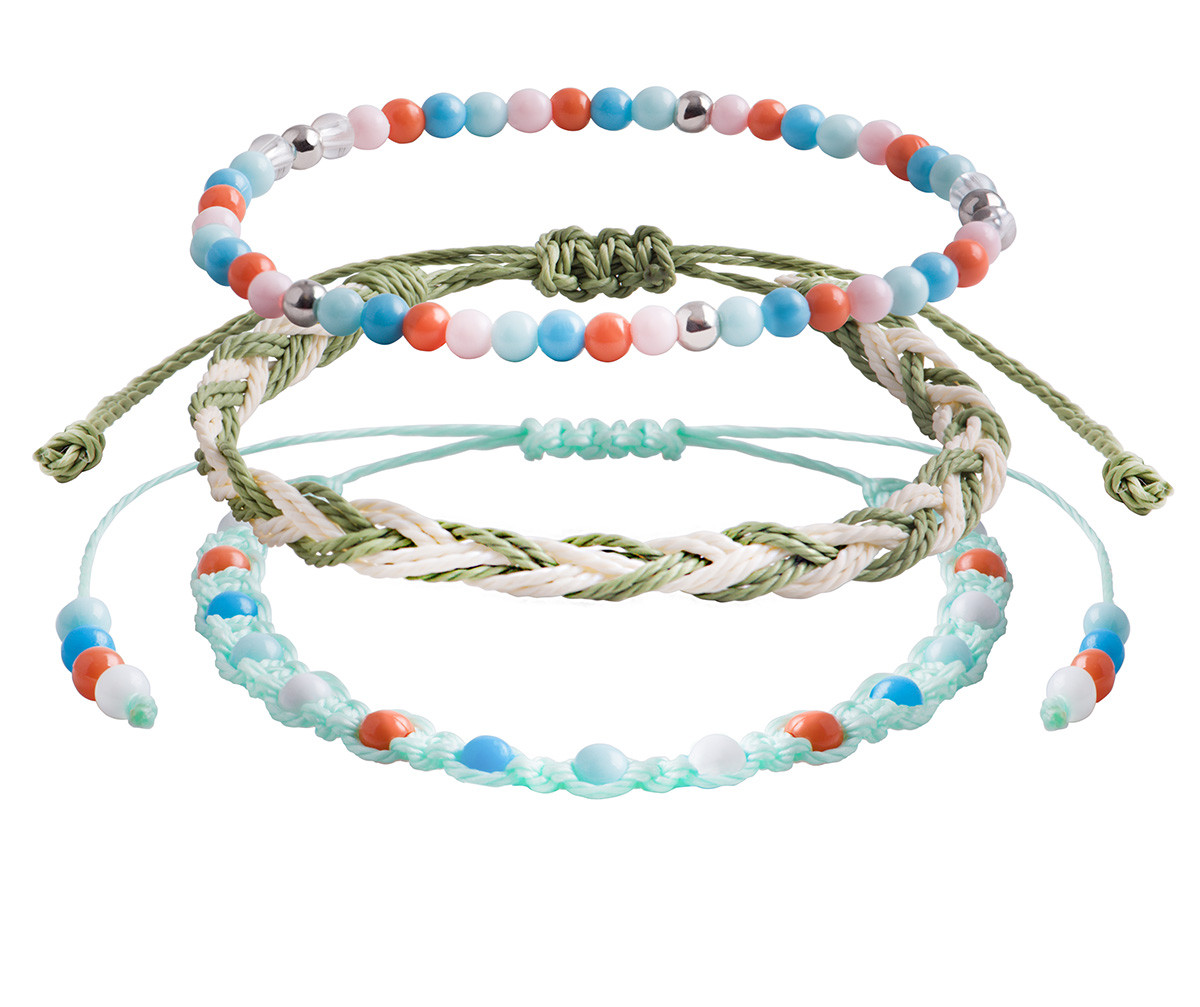 Troli Souprava barevných náramků pro děti (3 ks)