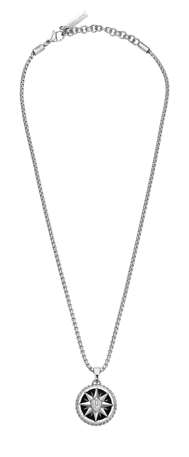 Police Ocelový pánský náhrdelník Octogram PEAGN0038301