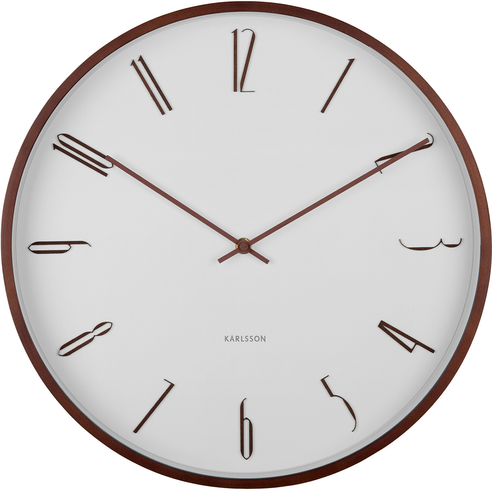 Karlsson Designové nástěnné hodiny KA6014WH