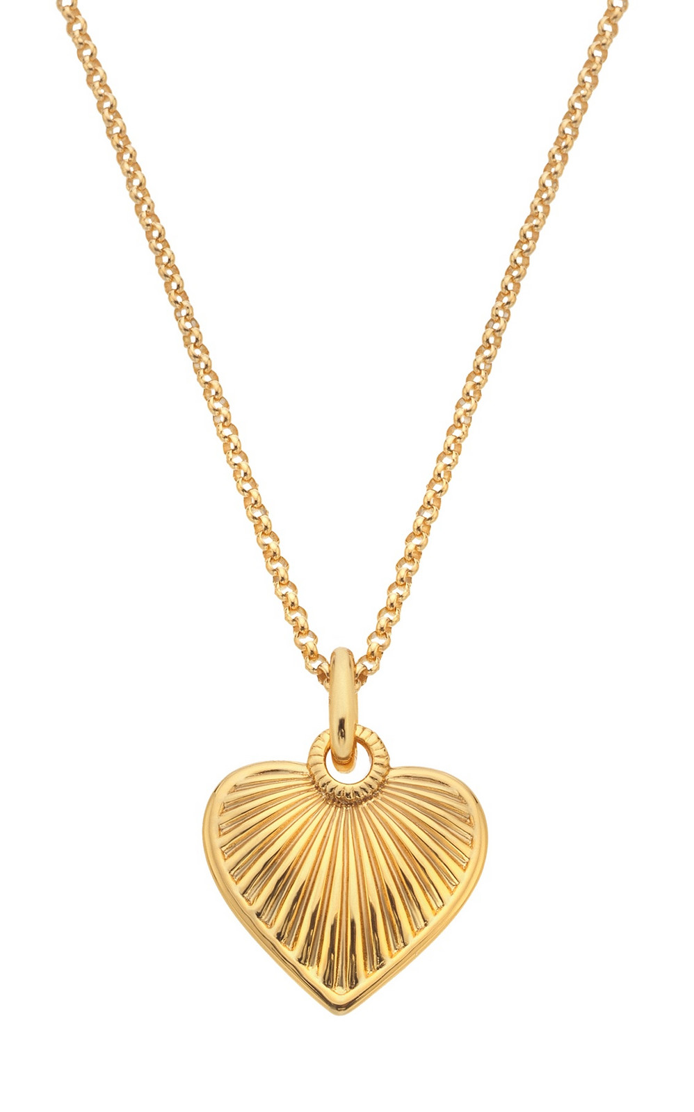 Hot Diamonds Pozlacený srdíčkový náhrdelník s diamantem Jac Jossa Hope DP1019 (řetízek, přívěsek)
