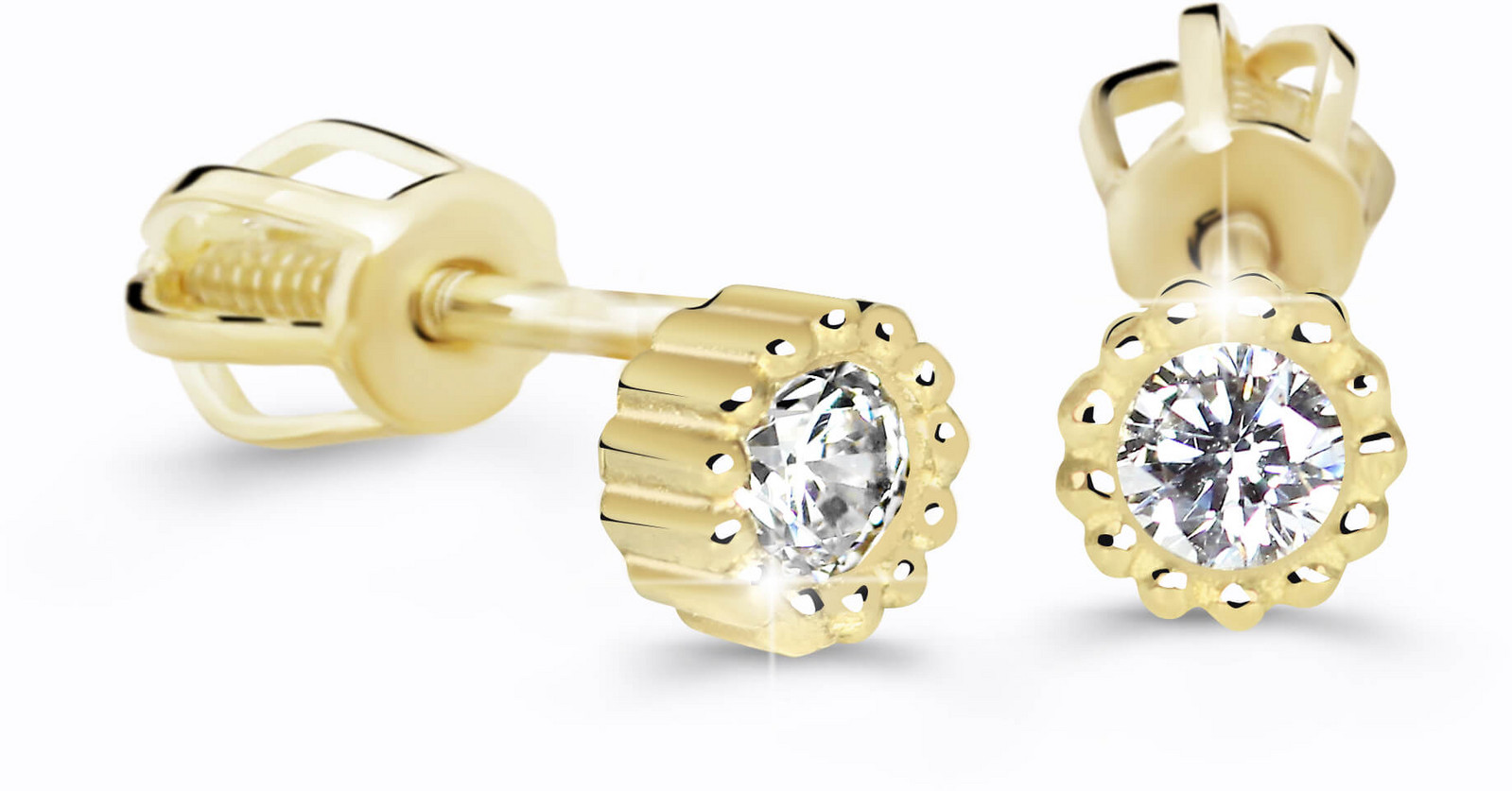 Cutie Jewellery Třpytivé náušnice Z60236-30-10-X-1