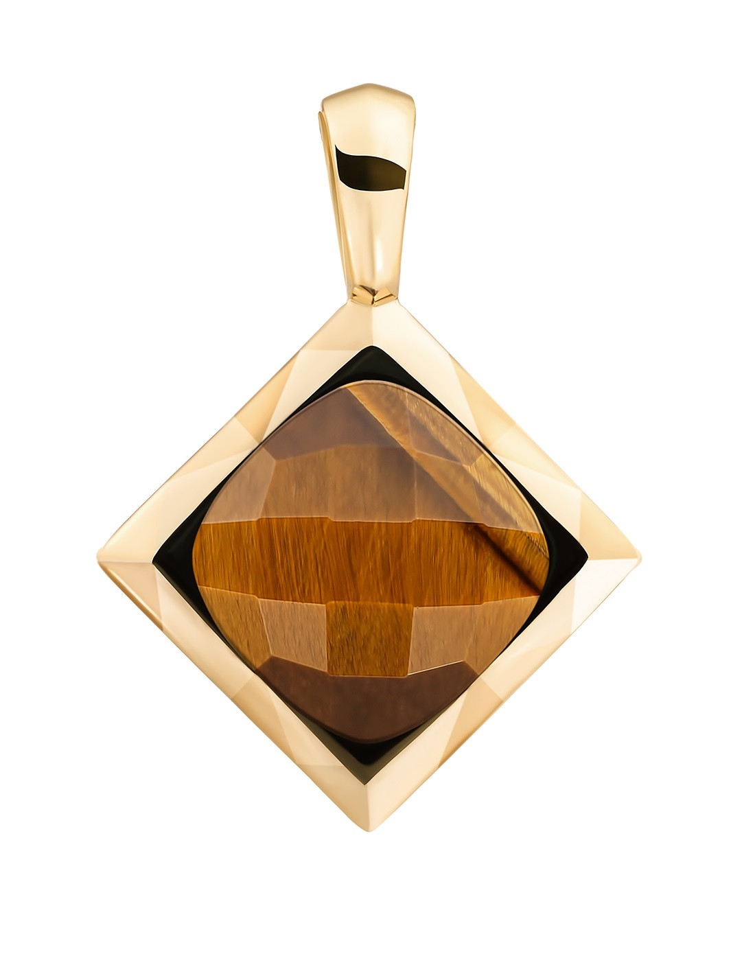 Sparkling Jewels Pozlacený přívěsek s tygřím okem SPG32-G09