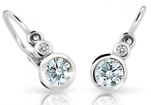 Cutie Diamonds Dětské náušnice z bílého zlata s brilianty DC1984-10-00-X-2