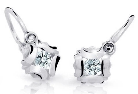 Cutie Diamonds Dětské náušnice z bílého zlata s brilianty DC2216-10-00-X-2