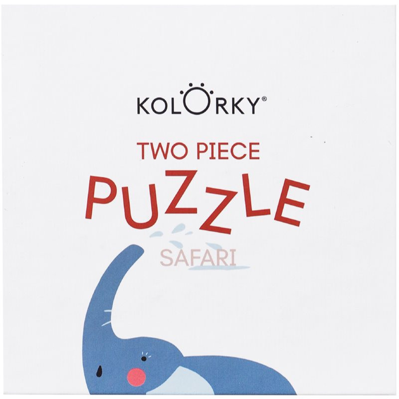 Kolorky Puzzle Two Piece Safari puzzle 10 ks