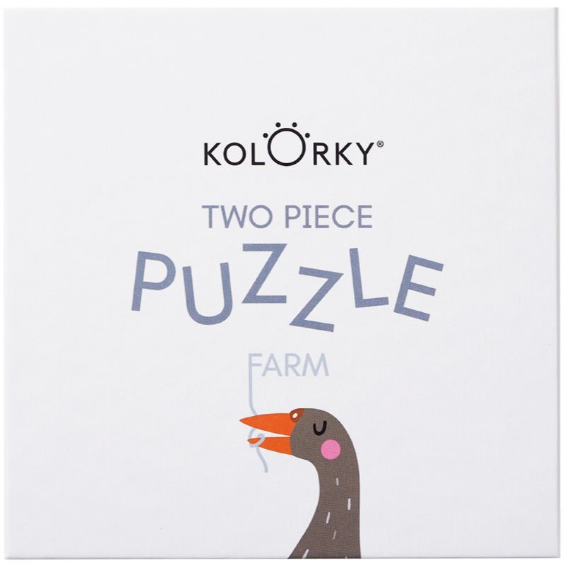 Kolorky Puzzle Two Piece Farm puzzle 10 ks