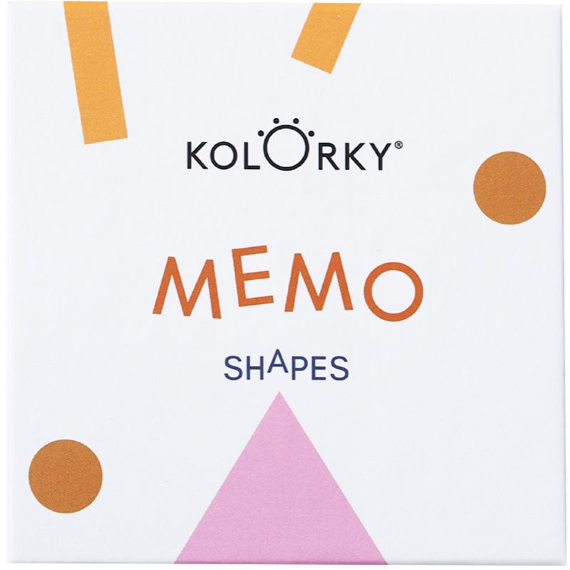 Kolorky Memo Game Shapes pexeso 20 ks