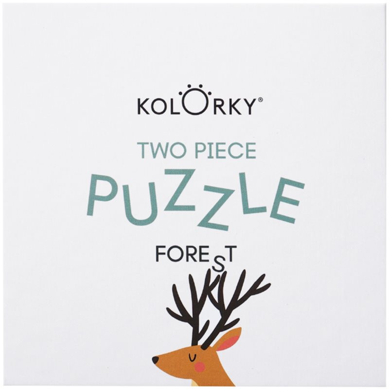 Kolorky Puzzle Two Piece Forest puzzle 10 ks