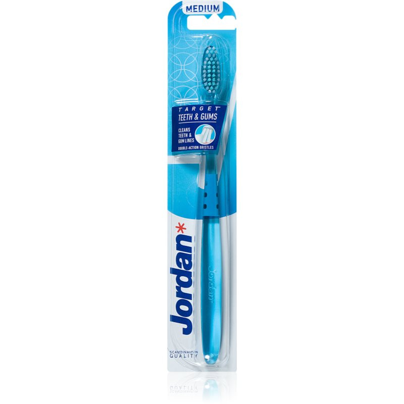 Jordan Target Teeth & Gums Hard zubní kartáček 1 ks