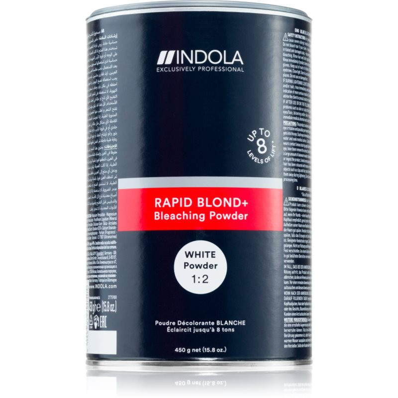 Indola Rapid BLOND+ Bleaching Powder zesvětlující pudr na vlasy odstín White 450 g