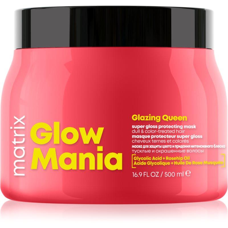 Matrix Glow Mania maska pro barvené vlasy 500 ml