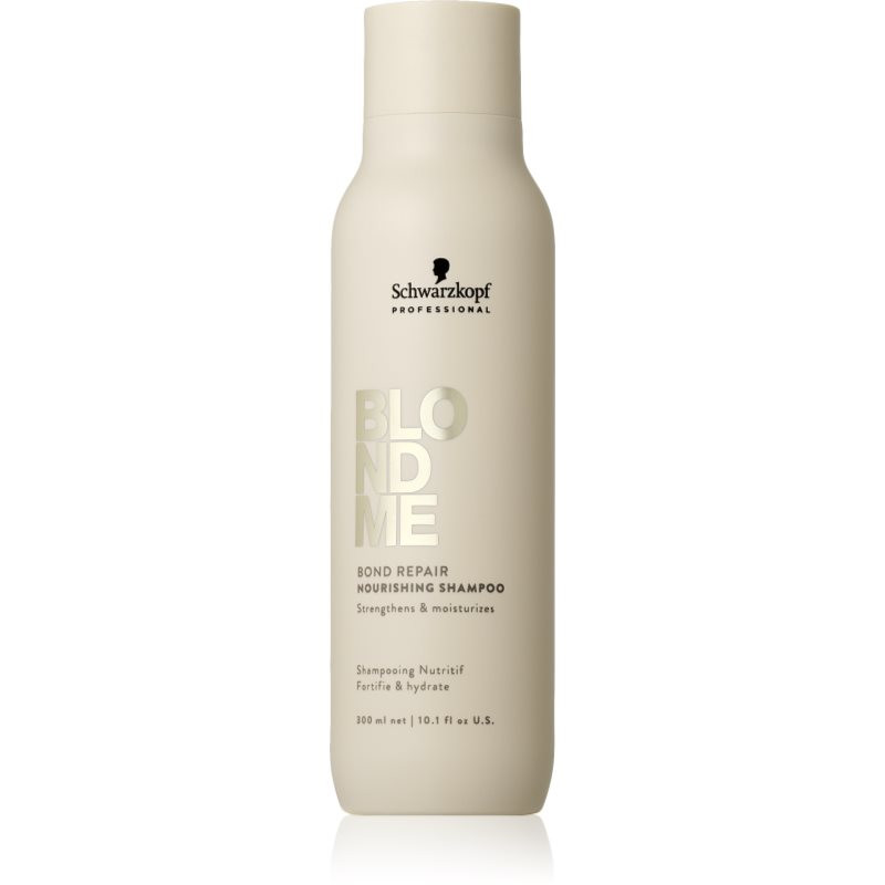 Schwarzkopf Professional Blondme Bond Repair Nourishing Shampoo intenzivně vyživující šampon pro blond vlasy 300 ml