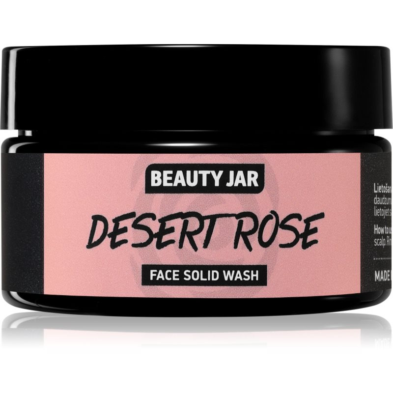 Beauty Jar Desert Rose čisticí mýdlo na obličej pro citlivou pleť 25 g