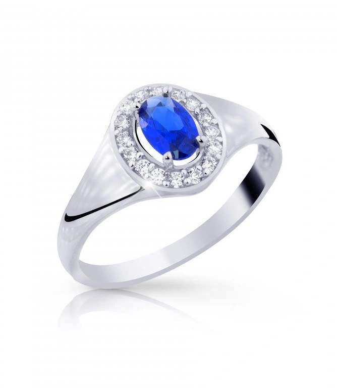 Cutie Jewellery Luxusní prsten ze zlata se zirkony Z8055-60-X-2 61 mm