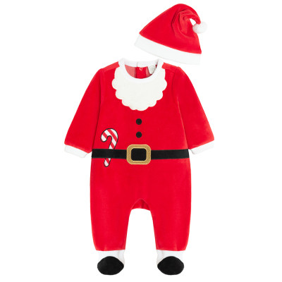 COOL CLUB Červený vánoční overal vel. 74