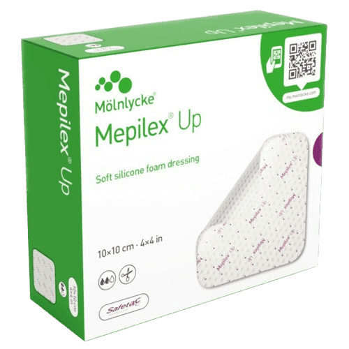 Mepilex Up 10x10 cm, 5ks, vysoce absorpční pěnové krytí se si