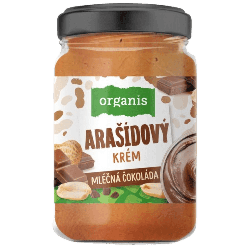 Organis Arašídový krém mléčná čokoláda 920g