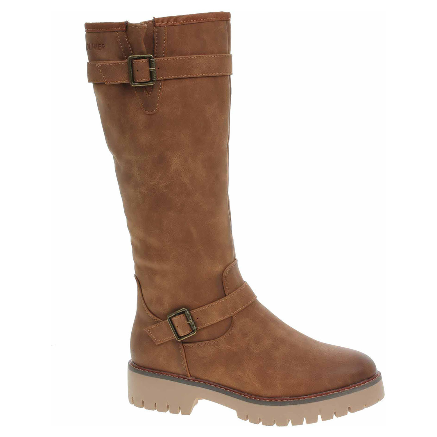 Ecco Dámské kozačky s.Oliver 5-26603-41 cognac 22700281