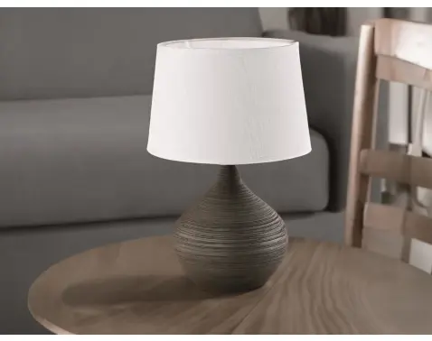 Stolní lampa Martin 29 cm, hnědá