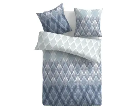 Povlečení Bibi 140x200 cm, modré, bavlněný satén