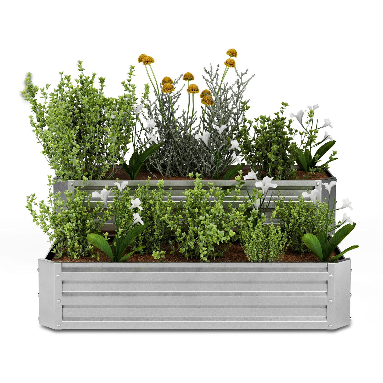 Blumfeldt High Grow dvě úrovně Šedý