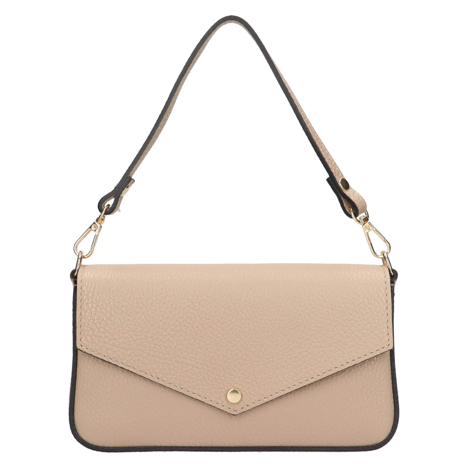 Dámské kožené plesové psaníčko Italia Emka - béžová