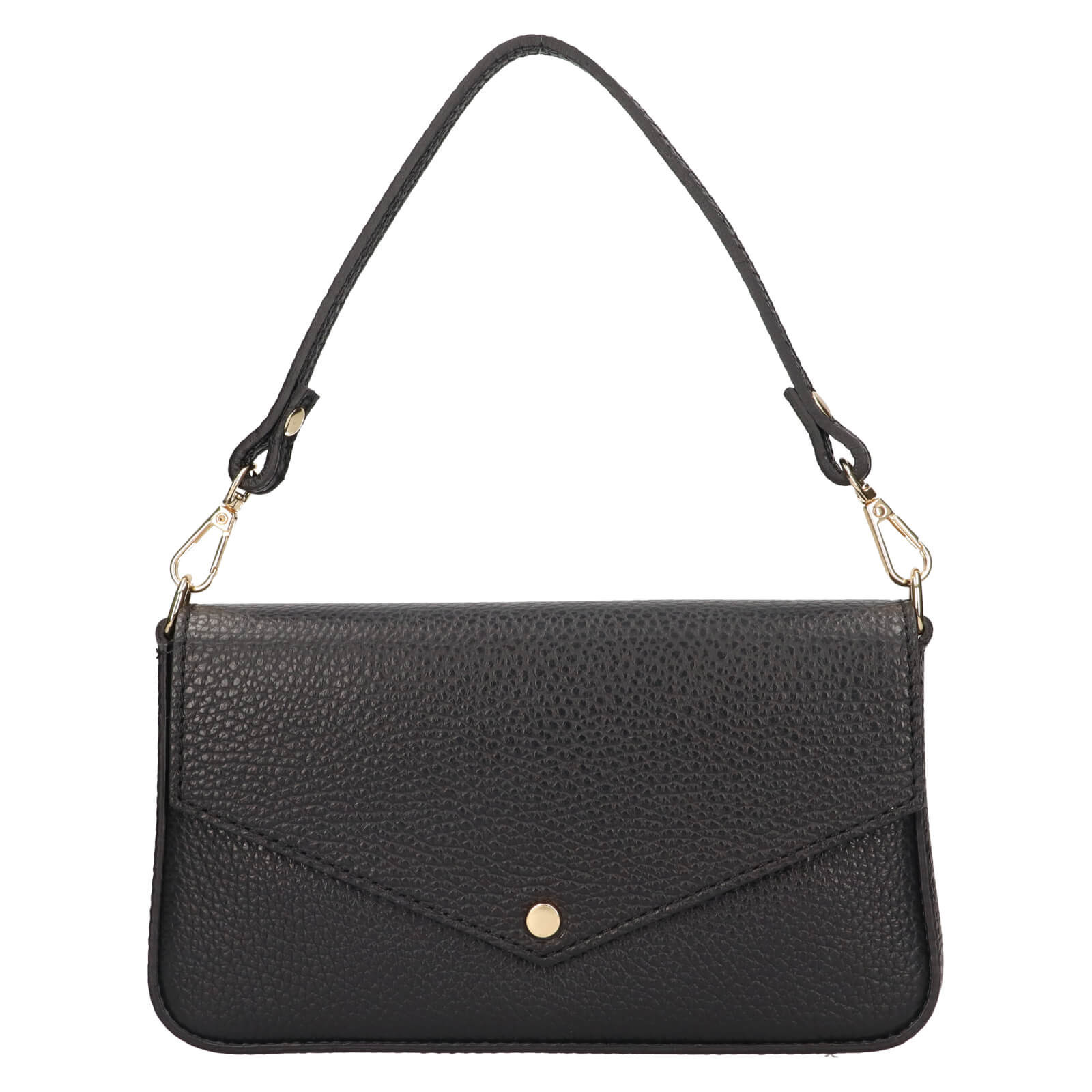 Dámské kožené plesové psaníčko Italia Emka - černá