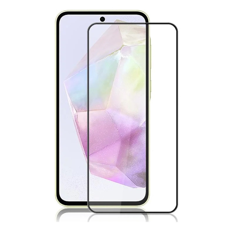 Screen Glass Protector Samsung A366 Galaxy A36 5G 5D Full Glue Ceramic černé 1034822